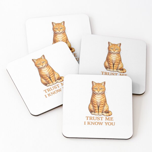 Item preview, Funny Ginger Cat – Trust Me I Know You designed and sold by yaalow.