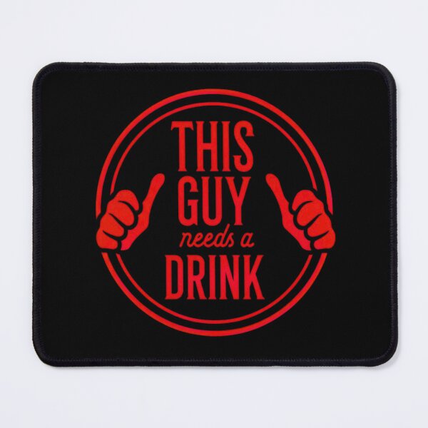 Item preview, This Guy Needs A Drink - The Rocker's Cry for Hydration! designed and sold by Liberty4Punk.