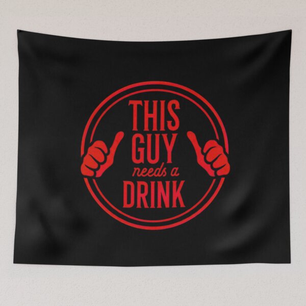 Item preview, This Guy Needs A Drink - The Rocker's Cry for Hydration! designed and sold by Liberty4Punk.