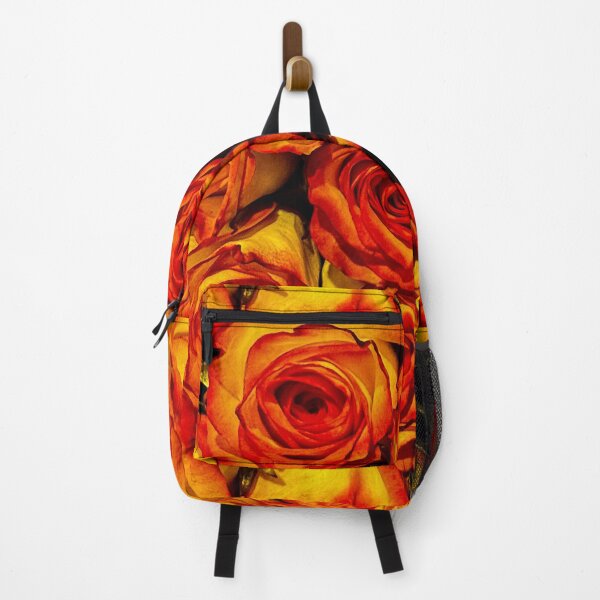 Item preview, Fiery Orange & Gold Roses – Bold Romantic Floral Photography Wall Art designed and sold by aadventures.