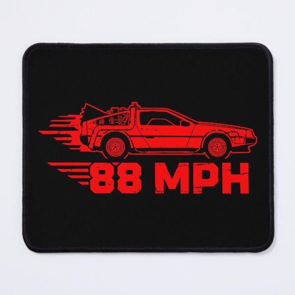 Item preview, 88 MPH Time Machine DeLorean Retro White designed and sold by Off-Road-Zone.