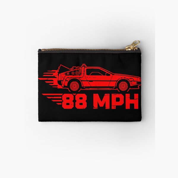Item preview, 88 MPH Time Machine DeLorean Retro White designed and sold by Off-Road-Zone.