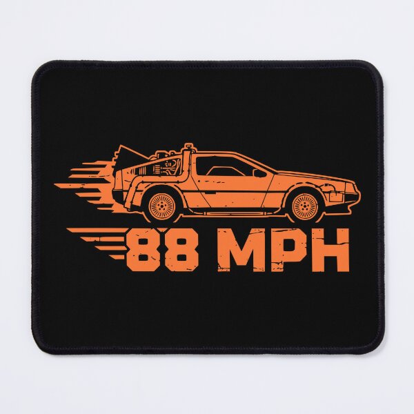 Item preview, 88 MPH Time Machine DeLorean Retro Orange designed and sold by Off-Road-Zone.
