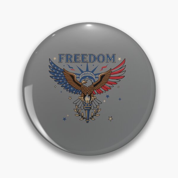 Item preview, Freedom Eagle Patriotic Emblem designed and sold by THE-DAILY-DRIPS.
