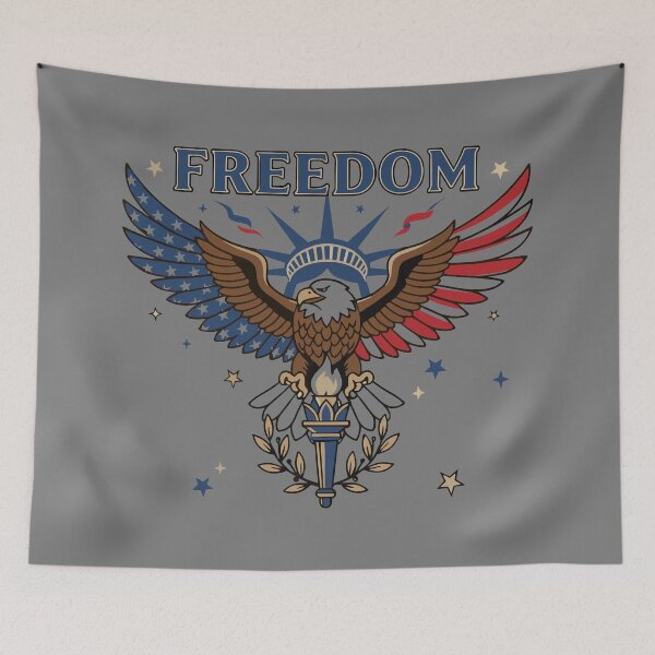 Item preview, Freedom Eagle Patriotic Emblem designed and sold by THE-DAILY-DRIPS.