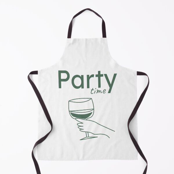 Item preview, Party Time Celebration Design with Wine Glass designed and sold by burmacat.