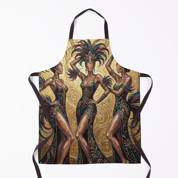 Item preview, Art Deco Rio Carnival Dancers Pattern | Vintage Feather Showgirls designed and sold by casaloomaria.