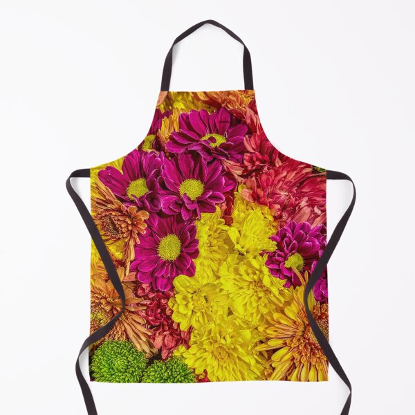 Item preview, Bold Magenta & Sunshine Yellow Floral Explosion – Retro Color Flower Photography Wall Art designed and sold by aadventures.