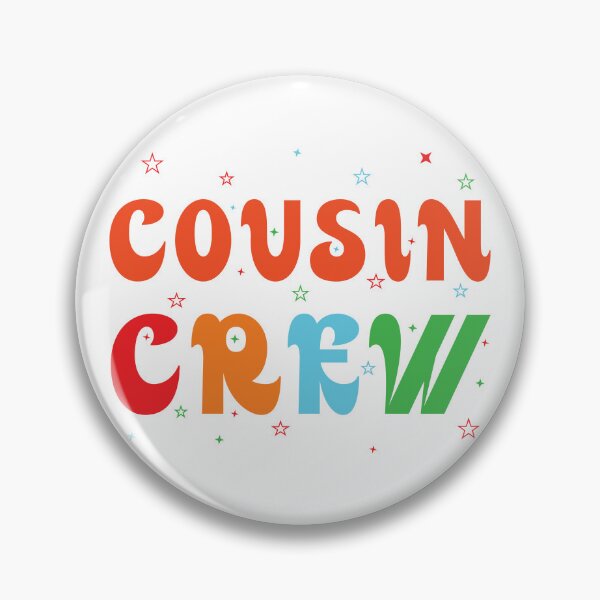 Artikelvorschau, Cousin Crew – Partnerlook-T-Shirt für Cousins im Urlaub und Familientreffen entworfen und verkauft von PixelWaveBD.