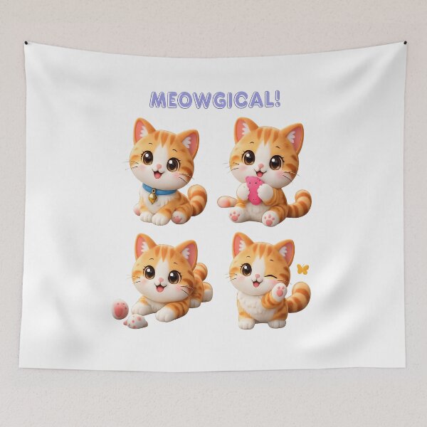 Item preview, Cute Kawaii Cat 3D  designed and sold by Rainie2533.