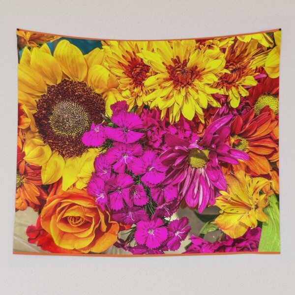 Item preview, Retro 70s Floral Vintage Fashion Print designed and sold by aadventures.