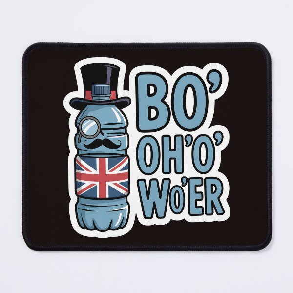Item preview, Funny British Accent – Bottle of Water Bri ish Comedy Design designed and sold by Redgiant87x.