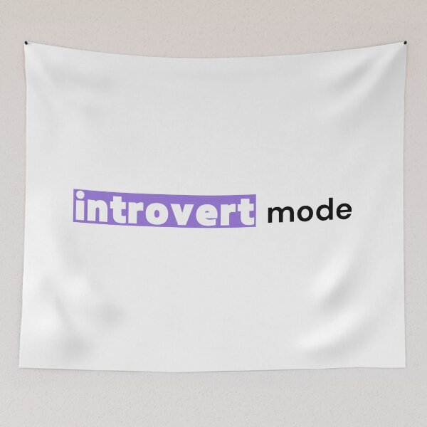 Item preview, Introvert Mode Shirt — Introvert Pride Tech Aesthetic Tee designed and sold by OrikuStudio.