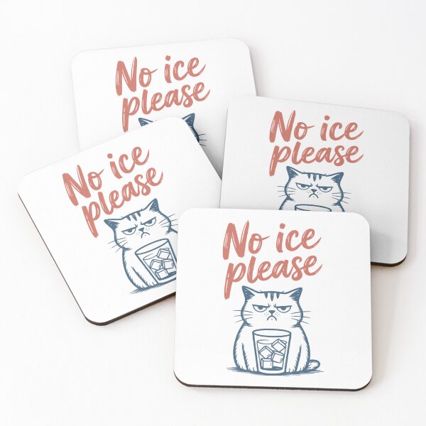 Item preview, No Ice Please with Cat Abolish ICE  designed and sold by ZACK ART.
