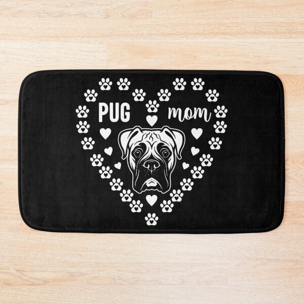 Item preview, Pug Mom Dog Lover Heart designed and sold by GrumpySableye.