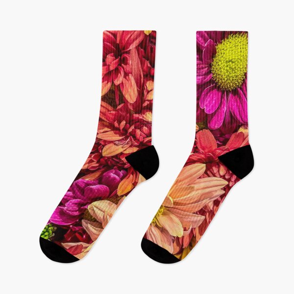 Item preview, Vibrant Mixed Flower Bouquet – Colorful Autumn Floral Photography Wall Art designed and sold by aadventures.