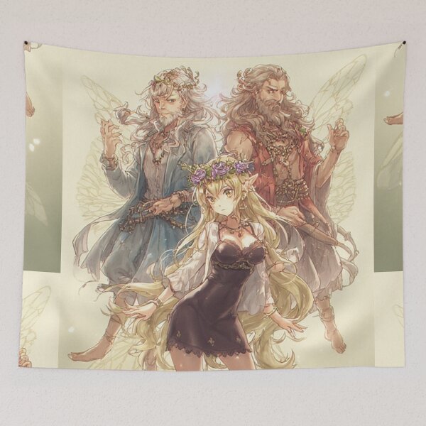 Item preview, Three anime fairies designed and sold by ArtsJulian.