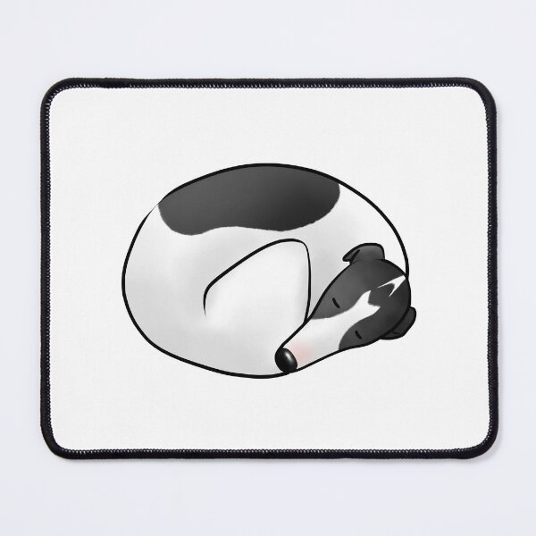 Item preview, Donut Dog - White and Black Hound designed and sold by Tessa Draws Stoof.
