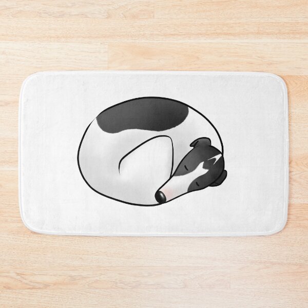 Item preview, Donut Dog - White and Black Hound designed and sold by Tessa Draws Stoof.
