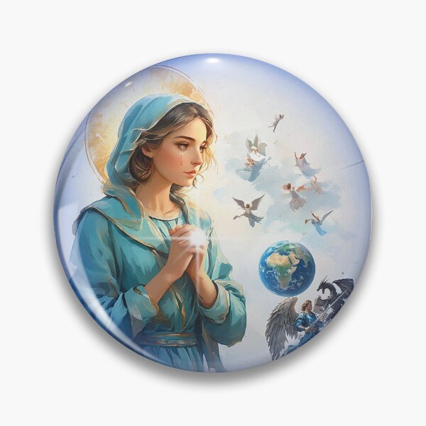 Item preview, Art and Religion into the Digital : Virgin Mary action into the contemporary age designed and sold by QuasarDigitalSurrealism.