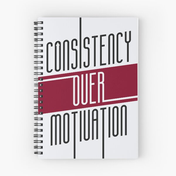 Item preview, Consistency over Motivation designed and sold by Bracketeer.