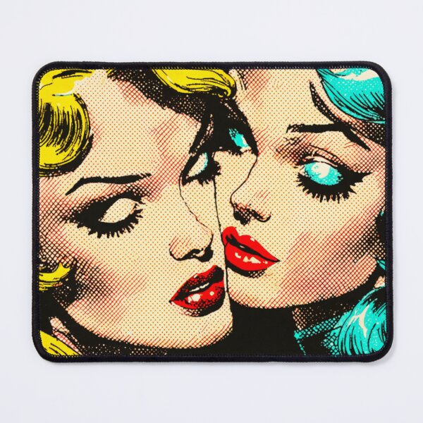 Item preview, Lovers 1960s Pop Art Parody designed and sold by NickWhittleArt.