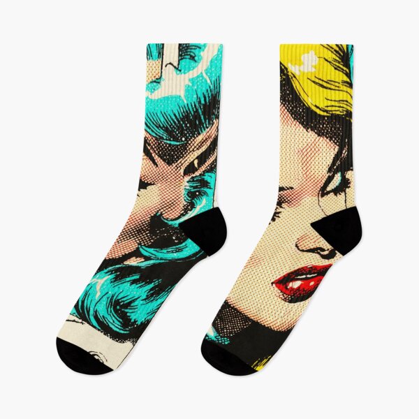 Item preview, Lovers 1960s Pop Art Parody designed and sold by NickWhittleArt.