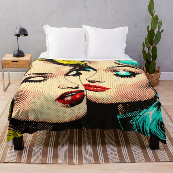 Item preview, Lovers 1960s Pop Art Parody designed and sold by NickWhittleArt.