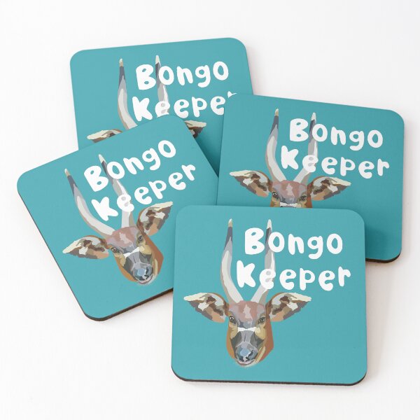 Item preview, B is for Bongo Keeper, Bongo Keeper Design – Dedicated Wildlife Care and Conservation Artwork designed and sold by PrettylittlepastelUk.