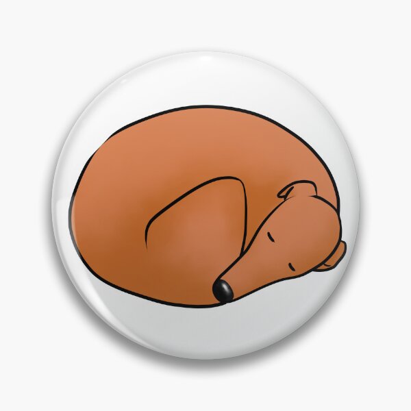 Item preview, Donut Dog - Red Hound designed and sold by Tessa Draws Stoof.