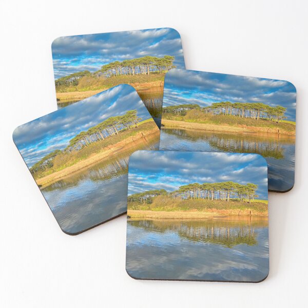 Item preview, Pine Trees at Budleigh Salterton Beach – Jurassic Coast, East Devon designed and sold by leonwoods.