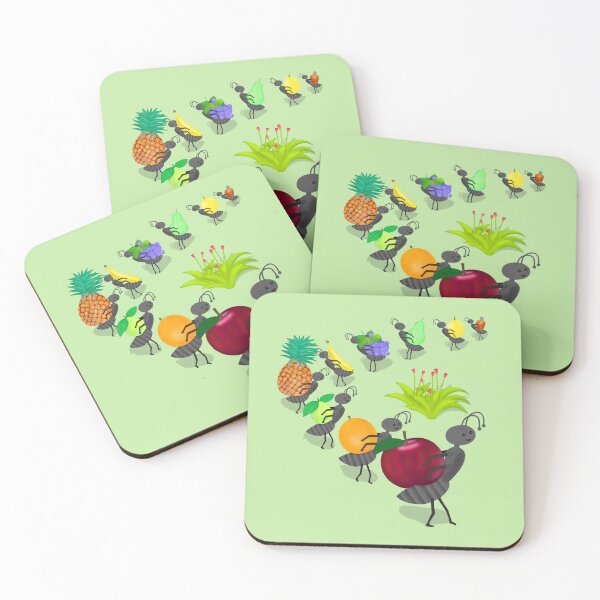 Item preview, Ants carrying  fruits designed and sold by Daniel Vasco.