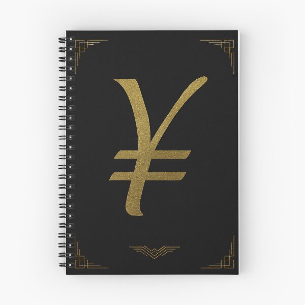 Item preview, Yen Symbol – Black & Gold Minimalist Art Deco Poster designed and sold by T-Prestige.