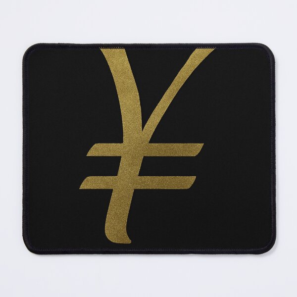 Item preview, Yen Symbol – Black & Gold Minimalist Art Deco Poster designed and sold by T-Prestige.