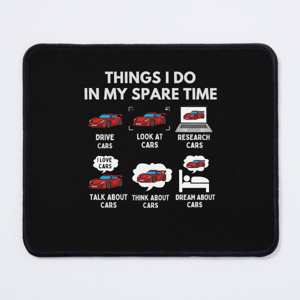 Item preview, Things I Do In My Spare Time Funny Cars Enthusiast Classic Car Lover designed and sold by belladesign7.
