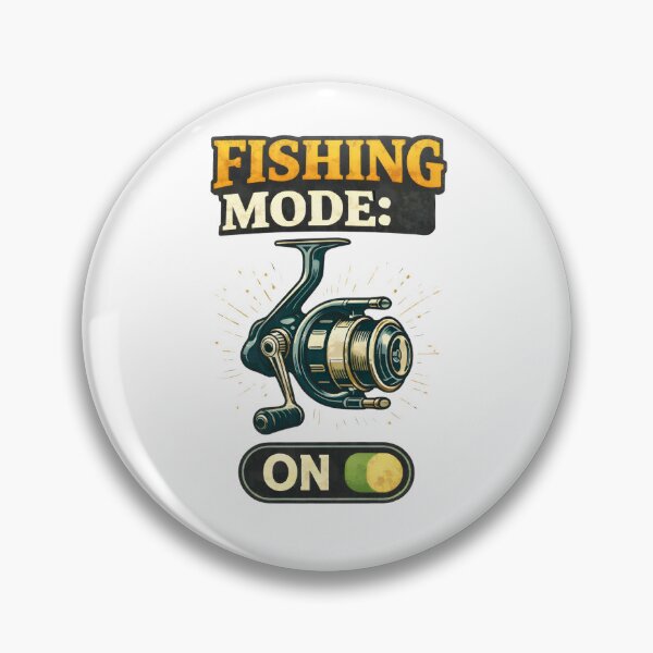 Artikelvorschau, Fishing Mode ON – Angler Rolle Schalter Design entworfen und verkauft von SVALANART.