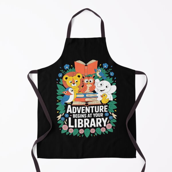 Item preview, Adventure Begins At Your Library Summer Reading 2024 Animals designed and sold by DigitaldeligArt.