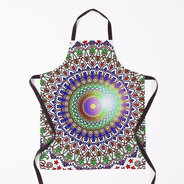 Item preview, Radiant Gradient Mandala with Stars and Butterfly Corners" designed and sold by nighttime1990.
