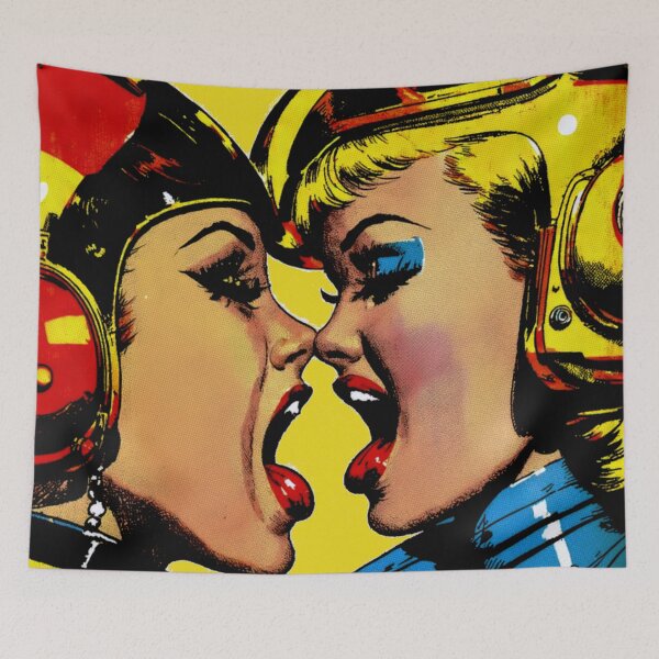 Item preview, Lovers 3 1960s Pop Art Parody designed and sold by NickWhittleArt.