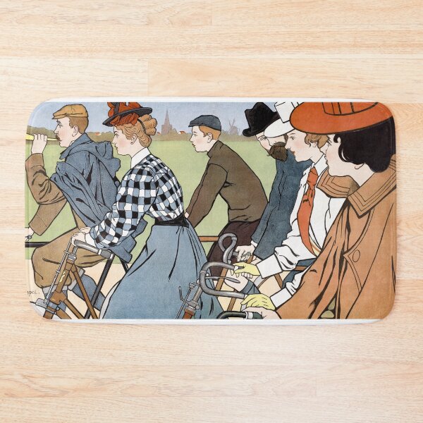 Item preview, Vintage cycling illustration 1912 by Johann Georg van Caspel designed and sold by Shoot-The-Moon.