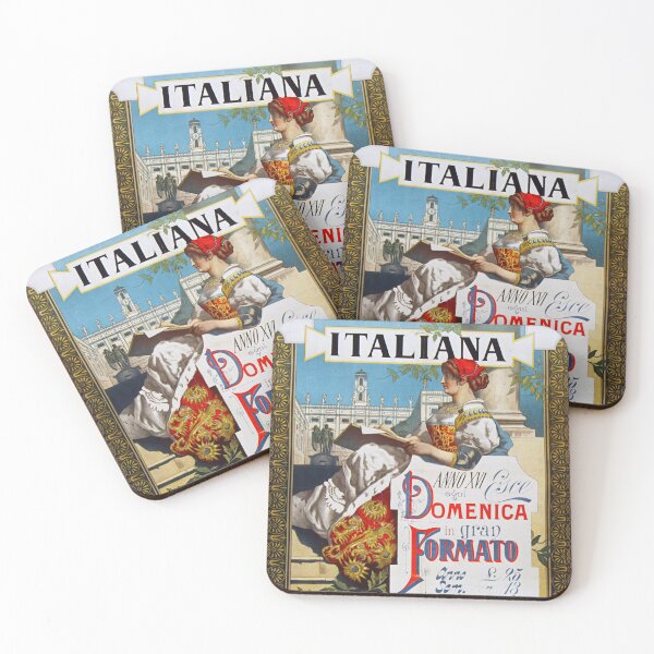 Item preview, Italiana Advertising Poster (1895) designed and sold by 19th Century in Color.