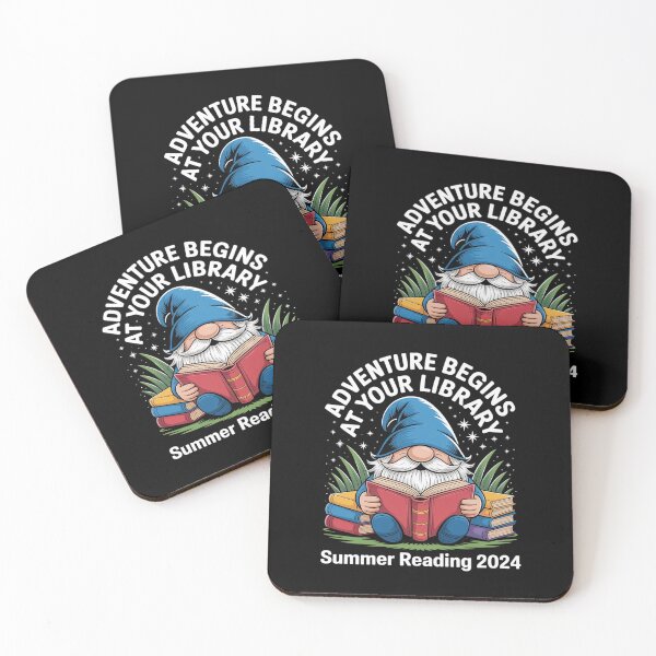 Item preview, Adventure Begins at Your Library Summer Reading 2024 Groovy designed and sold by DigitaldeligArt.