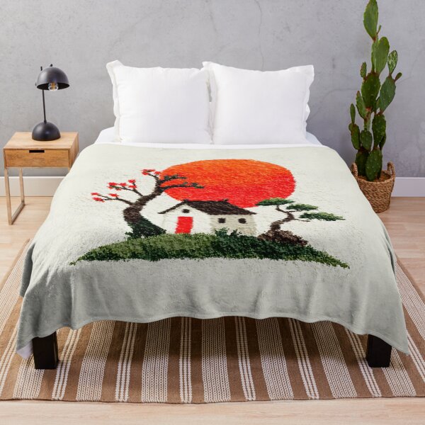 Item preview, Japanese House Under Red Sun designed and sold by bubblegoth.
