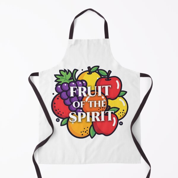 Item preview, "Fruit of the Spirit" - Bold Christian Typography with Colourful Fruits. designed and sold by loveandlightrb.