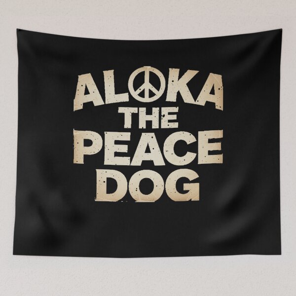 Item preview, Aloka The Peace Dog Vintage (On Back) designed and sold by slmfams.