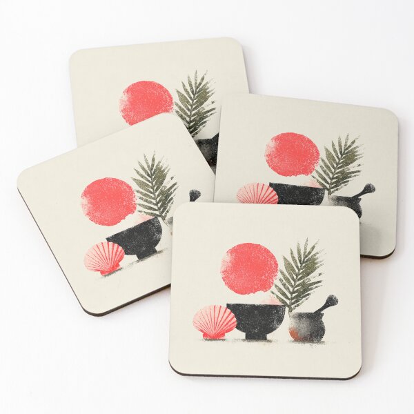Item preview, Zen Red Sun Still Life designed and sold by bubblegoth.