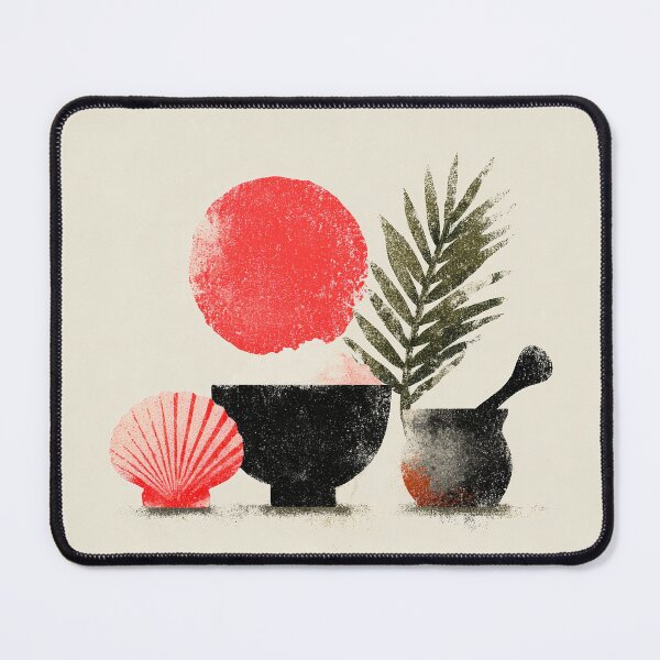 Item preview, Zen Red Sun Still Life designed and sold by bubblegoth.