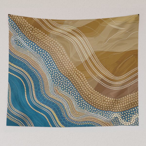 Item preview, Aboriginal Urban The Sea designed and sold by AboriginalartVI.