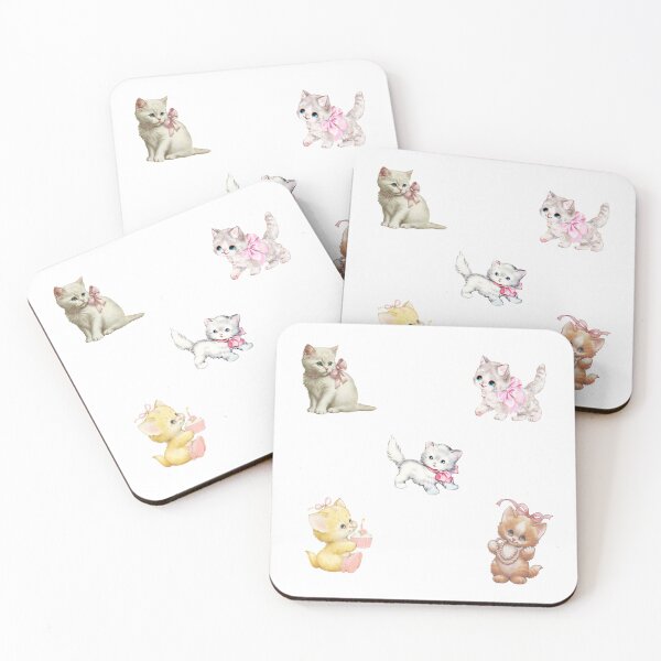 Item preview, kittens with bows set designed and sold by delicate-pov.