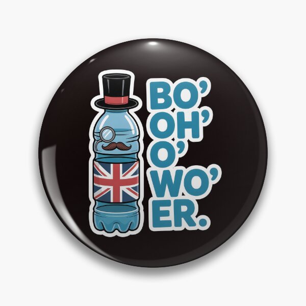 Item preview, Funny British Accent – Bri’ish Bottle of Water Quote Design designed and sold by Redgiant87x.